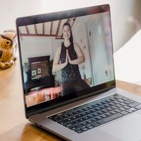Portrait of an experienced yoga instructor smiling.